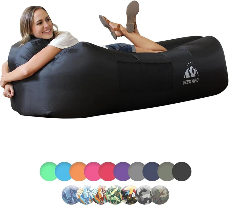 Lightweight Inflatable Hammock with Carry Bag - Image 3 of 4
