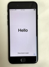 Apple iPhone 7 256GB Jet Black AT T Locked iOS 14.5.1 Excellent Condition