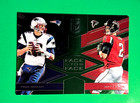 TOM BRADY MATT RYAN 2017 Panini Donruss Elite FACE TO FACE Patriots Falcons 