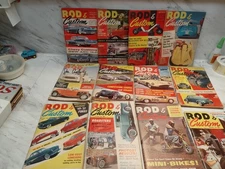1960 ,rod/Customs 12, Rods Illustrated 15 Issues, 1958 (3),1959(7),1960(5)Issues