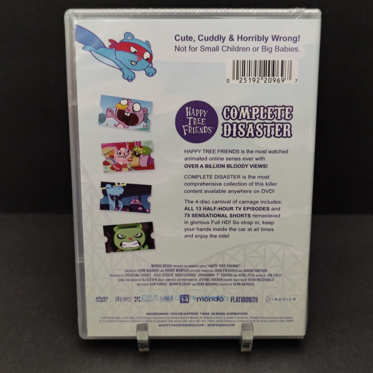 Happy Tree Friends: Complete Disaster (DVD, 2013, 4-Disc Set) for