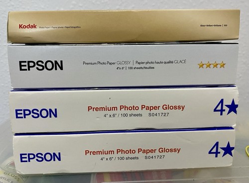 SET (4x) Kodak / Epson S041727 Premium Fotopapier ca. 400 Blatt Glanz - Bild 2 von 3