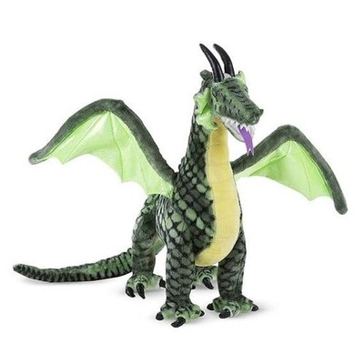 Vintage Drache Plüsch Jumbo Schloss Melissa und Doug Stofftier Spielzeug