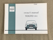 Original Vintage 1972 Volvo 164 Factory Owners Glovebox Manual Handbook