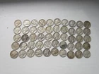 Mercury Dimes - Lot of 50 - 90% Silver - One Roll All all War Years 1940 to 1946