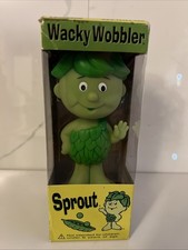 UPC 830395000008 product image for FUNKO Wacky Wobbler GREEN GIANT Bobble Head LITTLE SPROUT nodder Figure 2002 | upcitemdb.com