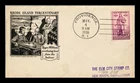 US COVER RHODE ISLAND TERCENTENARY FIRST DAY ISSUE SCOTT 777 TORN FLAP