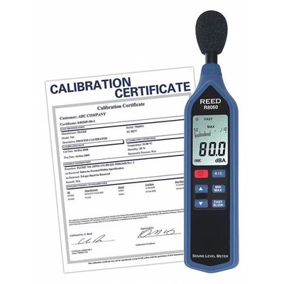 Reed Instruments Sound Level Meter,Bargraph w/NIST R8060-NIST Reed Instruments