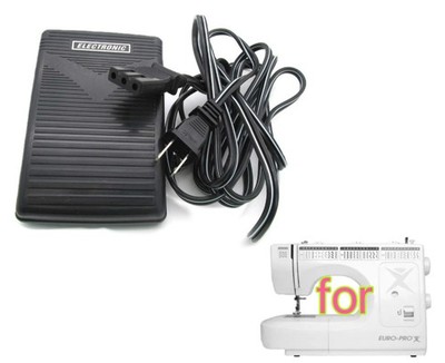 110V Foot Control Pedal Power For Euro-Pro Sewing 50-375 534DX 605D 6130 EP380