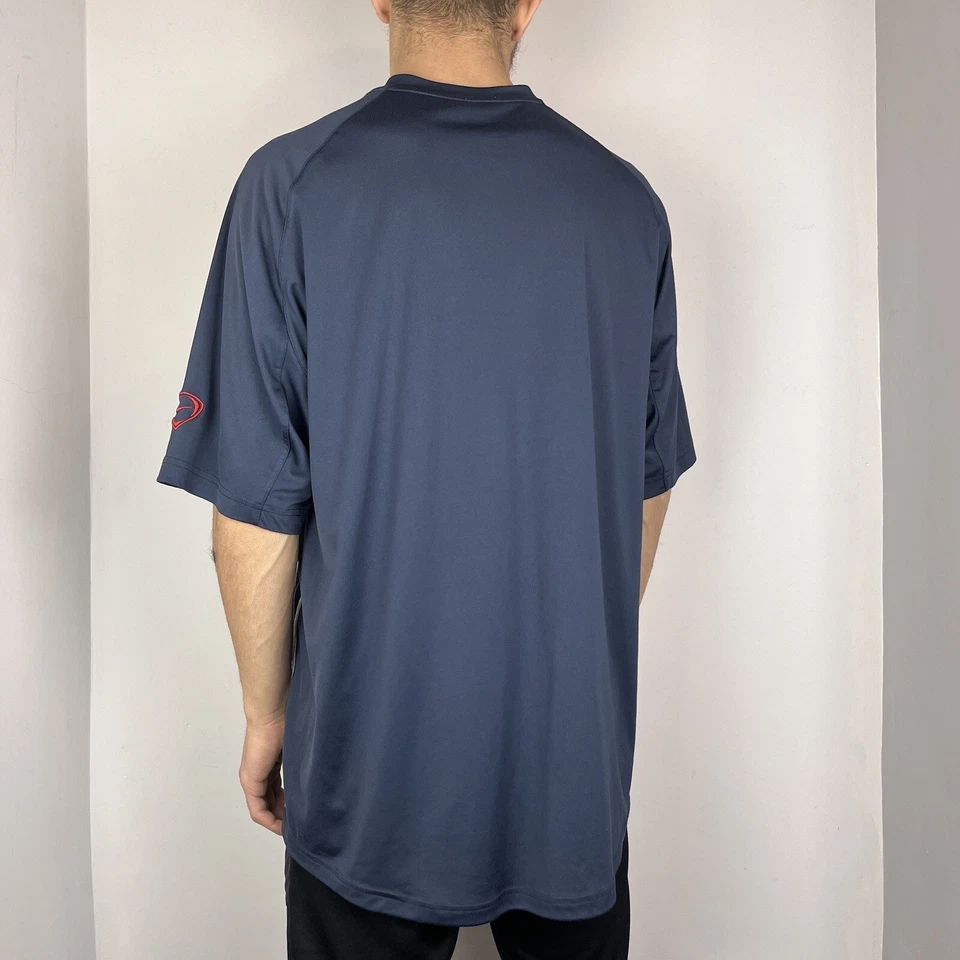 Vintage Nike Total 90 Striped Tee Jersey Men’s XL Logo Embroidered Rare - Image 3 of 4