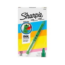 Sharpie Liquid Highlighters Chisel Tip Green Dozen (1754468) 490338