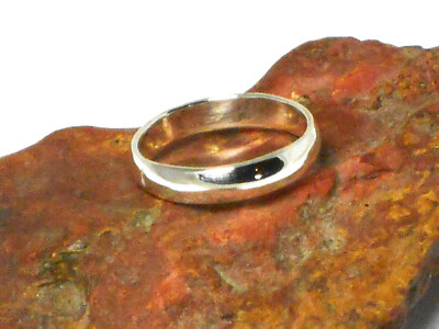 Schlichter schlichter Sterling Silber 925 Ring 5 mm - Geschenk verpackt