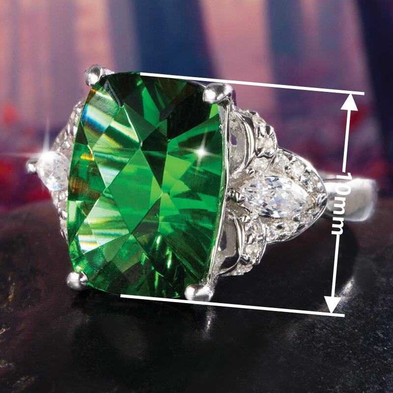 Elegant 925 Silver Wedding Ring Women Sprkly Zircon Ring Sz 610 eBay