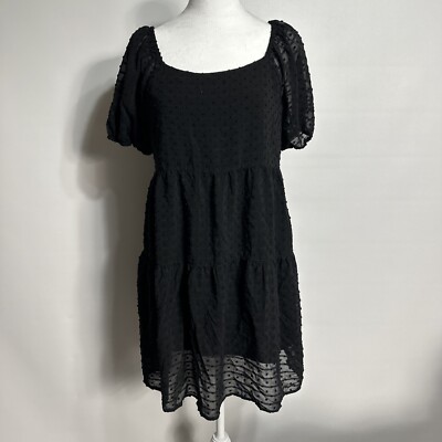 black oversized mini dress Jewel Mini - Black Mini Dress