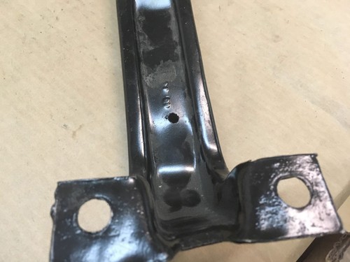 CUDA CHALLENGER 1973-74 HOOD LATCH FRONT PANEL RADIATOR SUPPORT OEM - Picture 7 of 9