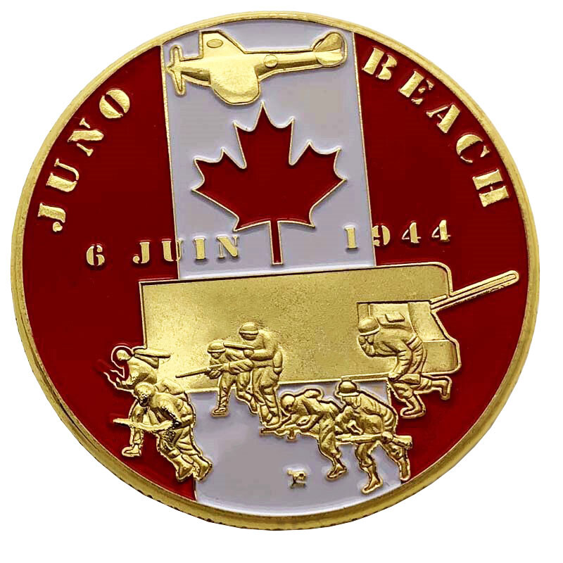 Juno Beach DDay Utah Omaha Gold Juno Sword Gold Plated Coin eBay