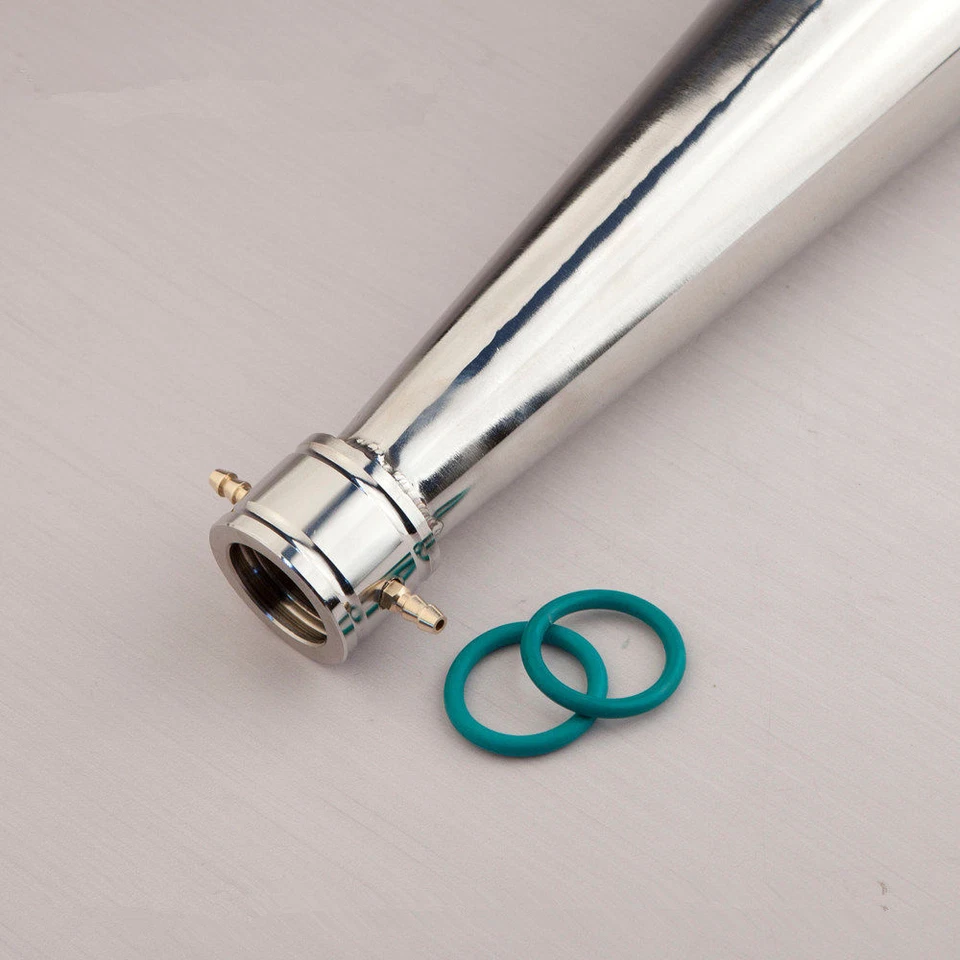 Stainless steel exhaust pipe Tuned Pipe for silencer 26cc Zenoah RC Boat  -367 - Image 3 of 4