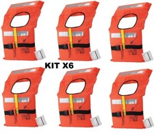 GIUBBOTTO SALVAGENTE 150N NAVIGAZIONE OLTRE 6 MIGLIA KIT X6 ADULTO, DOTAZIONI