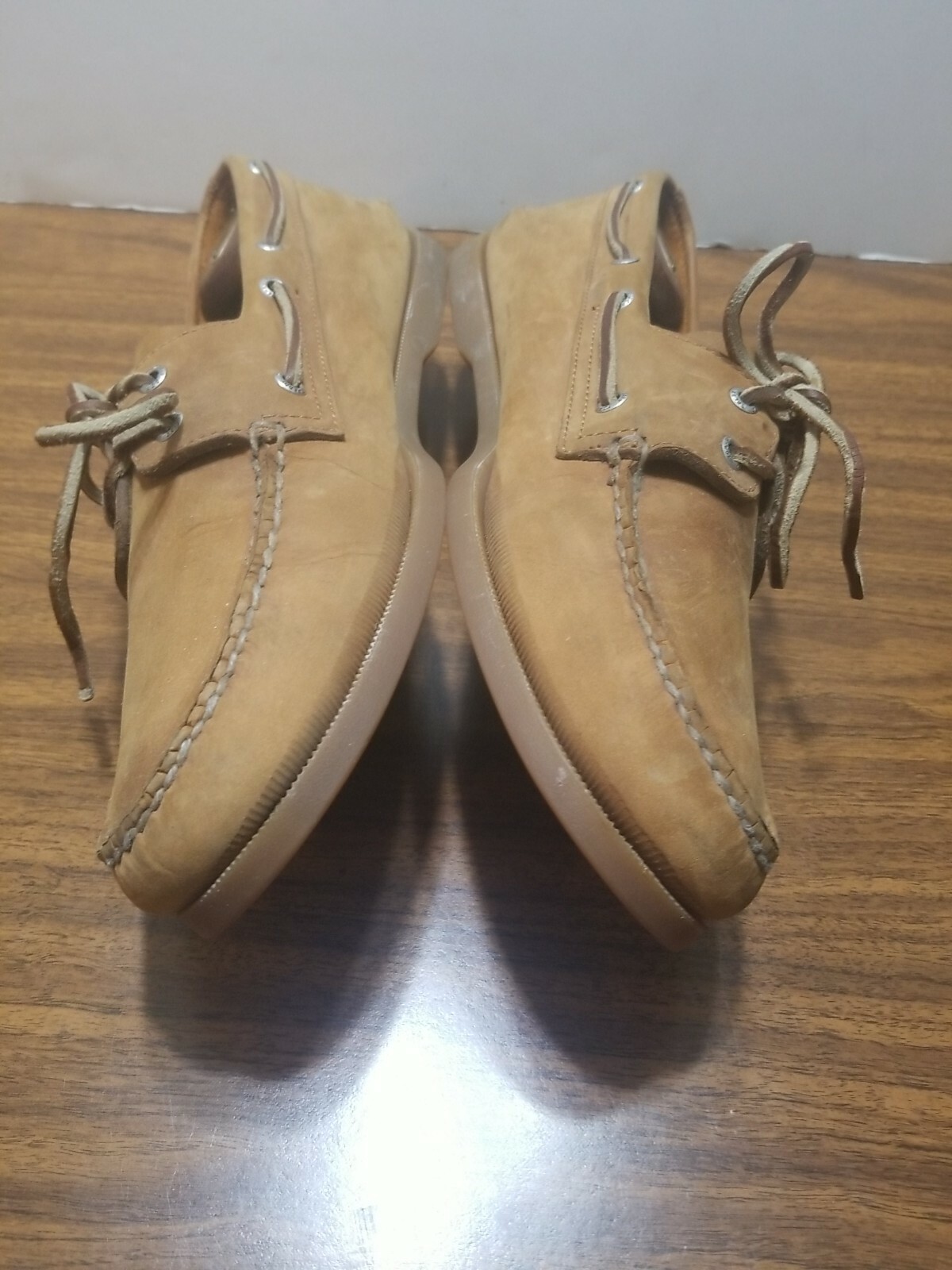 SAOLA SPERRY TOPSIDER TOMAIA E FODERA IN PELLE SUOLA ARTIFICIALE 14 M MARRONE OXFORD. #21