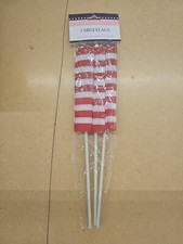 PATRIOTIC AMERICAN FLAG  Red White Blue Stars Holiday 3 in Pack. 4th of July