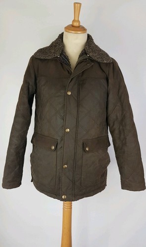 B6 MENS JACK MURPHY BROWN WAX QUILTED 