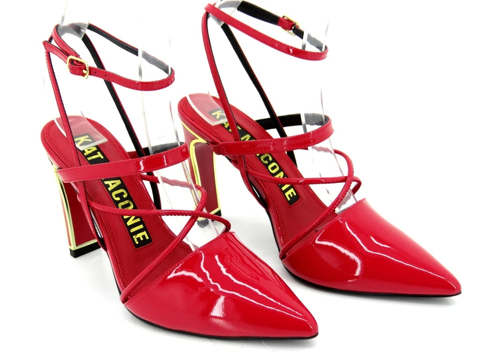 Escarpins Kat Maconie Louise Lollipop Chaussures Sandalette Femmes Talons Hauts - Photo 2/4