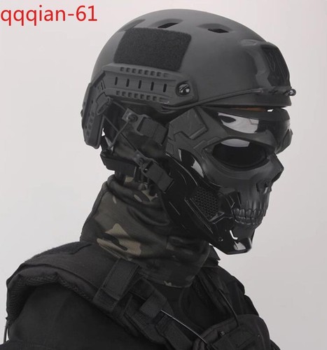 Tactical Skull Messenger Full Face Mask Airsoft Helmet Collection CS Prop Gift - Picture 12 of 16
