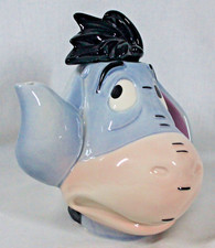 RARE! VINTAGE CARDEW'S 2000 DISNEY'S CHARACTER 9" TALL EEYORE'S HEAD FACE TEAPOT