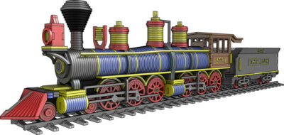 Casey Jones 2759 Train Model - Perfect for Train Enthusiasts - Easy to Assemble