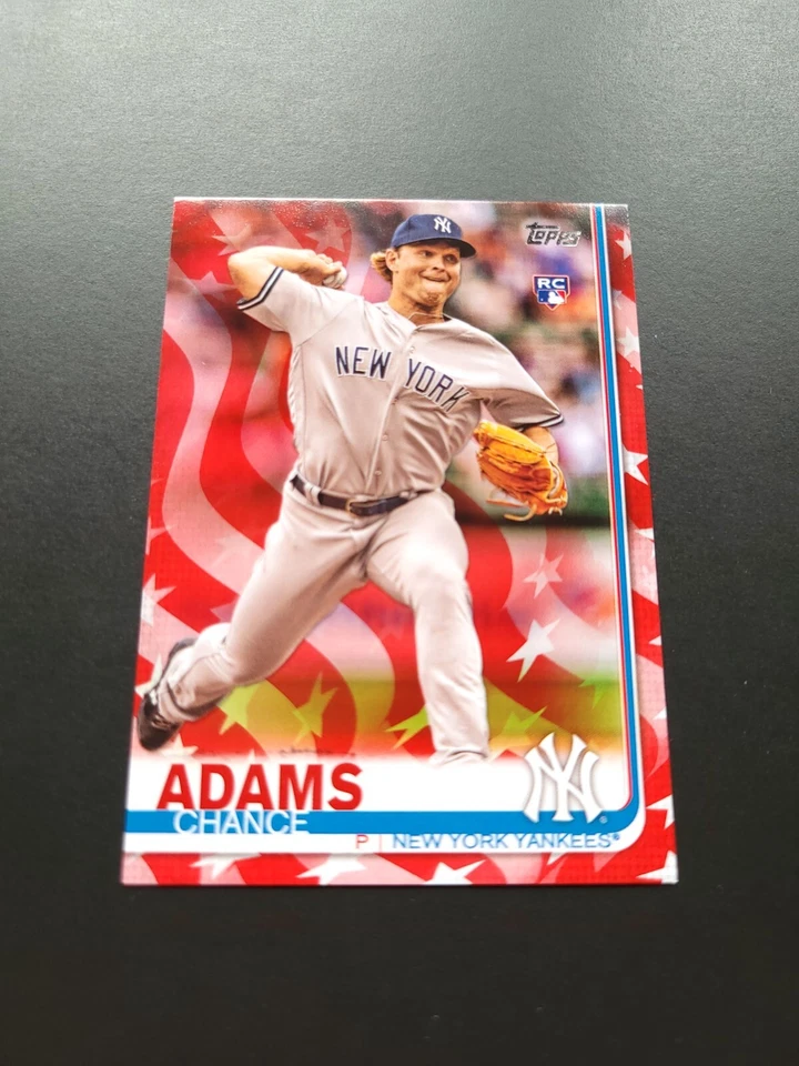 2019 Topps Independence /75 Chance Adams #98 Rookie RC - Image 2 of 4