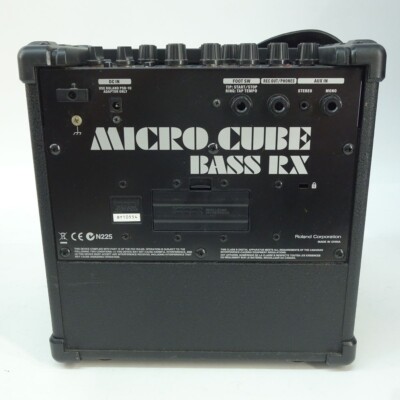 Roland Micro Cube Bass RX Portable Bass Amplifier with Effects