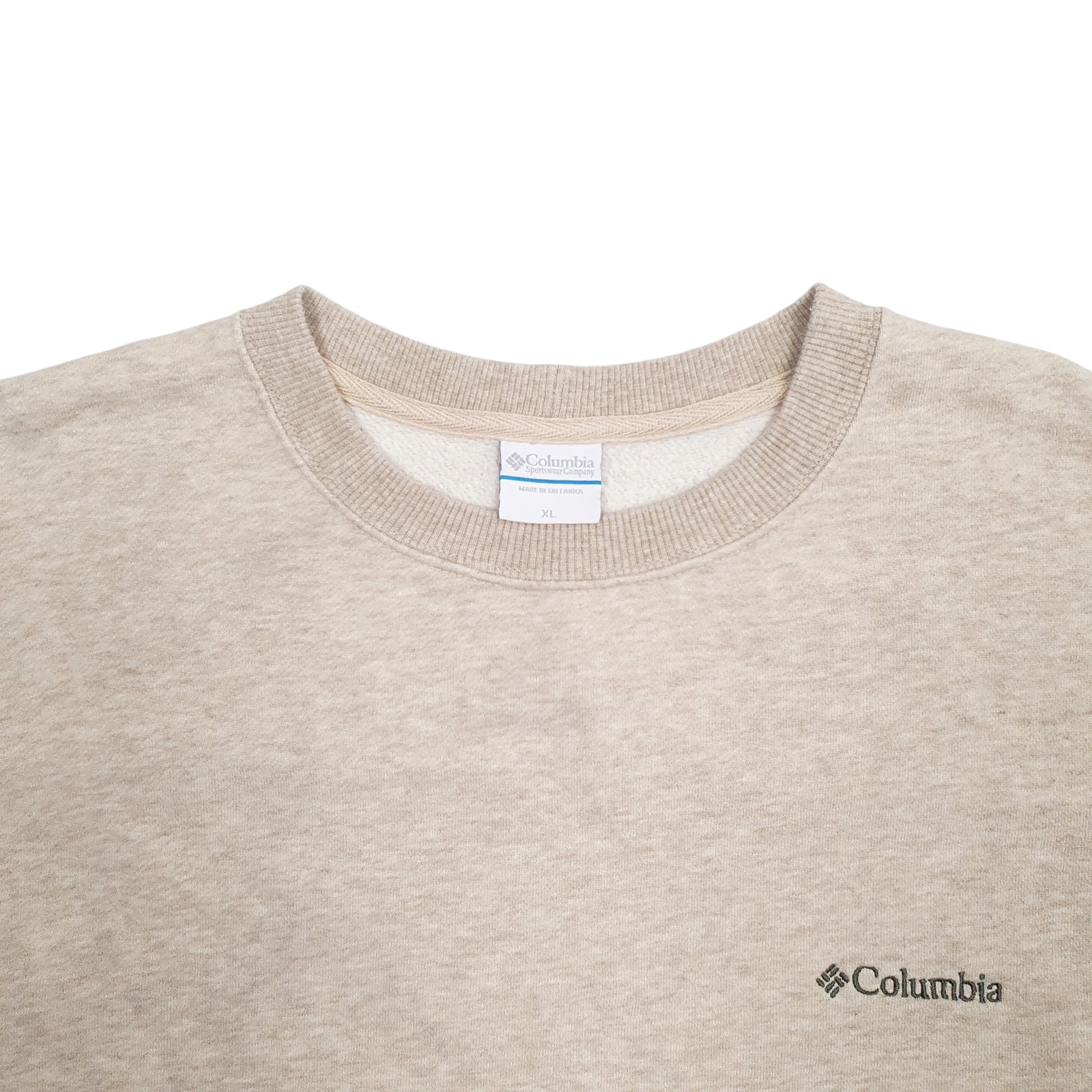 COLUMBIA Crewneck Cotton Blend Jumper Sweatshirt Mens XL image 2