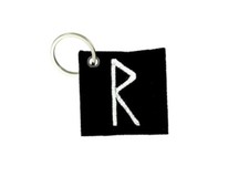 Keychain Brooch Patch Badge Flag Vinland Odin Viking Road