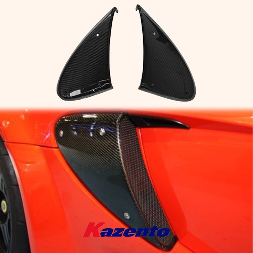 Side Door Fender Vents Ducts Pair For Lotus Exige S2 2004-11 KZ Style Carbon