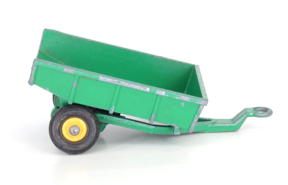 Remolque basculante Matchbox Nº51 John Deere modelo de juguete agricultura coleccionable de colección Foto 4 de 4