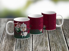 Taza de té de café taza de cerámica 11 oz. Liga de Fútbol Brasil Hino Fútbol