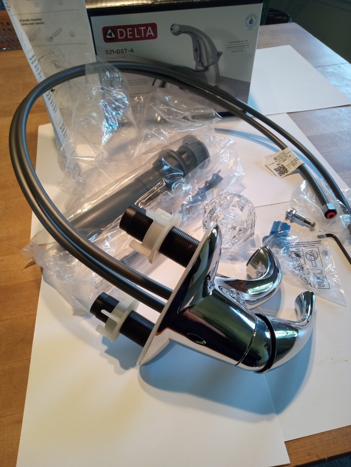 delta bathroom faucet chrome 521DSTA eBay