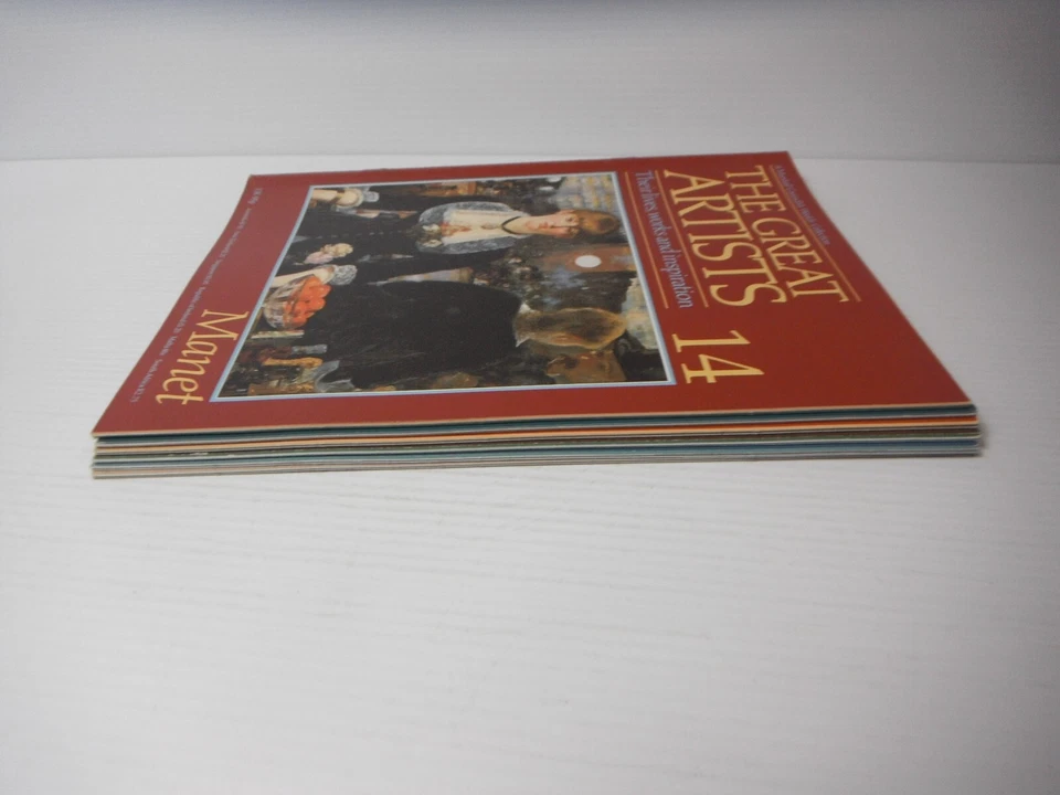 The Great Artists Magazines 14 - 19 Whistler Manet Friedrich Degas Rossetti - Image 3 of 4