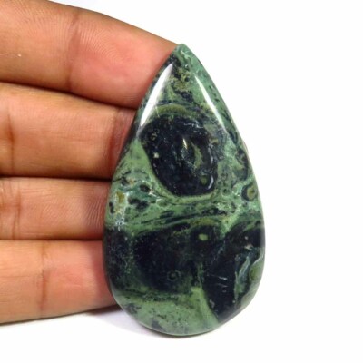 Natural Star Galaxy Kambaba Jasper Cabochon 70 Cts Pear Glatt Gem GX-142