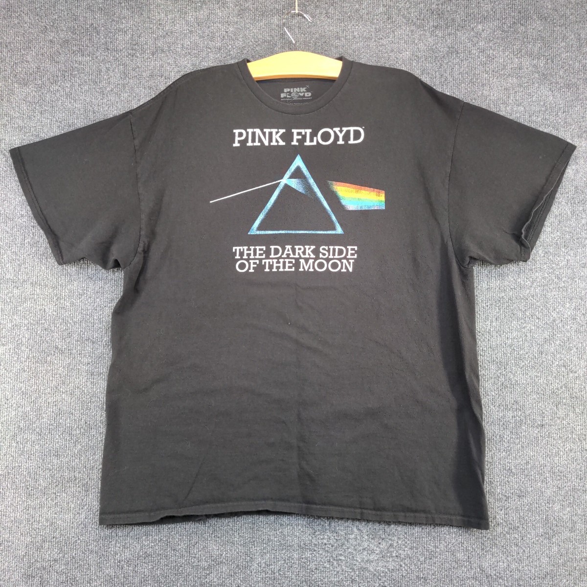 PINK FLOYD ブラックTシャツ Pink Floyd Men's The Dark Side of The Moon T-Shirt Black XXL Short