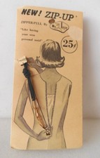 Vintage DeLuxe Zip-Up Zipper-Pull