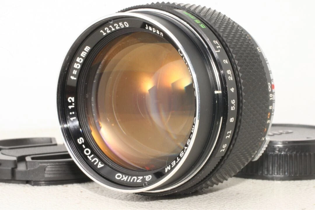 フィルムカメラ OLYMPUS OM-1 BLACK G.zuiko 55mm f1.2 Olympus G