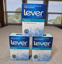 3 Lever 2000 Original Bar Soap Made In USA 4oz Bars New Discontinued