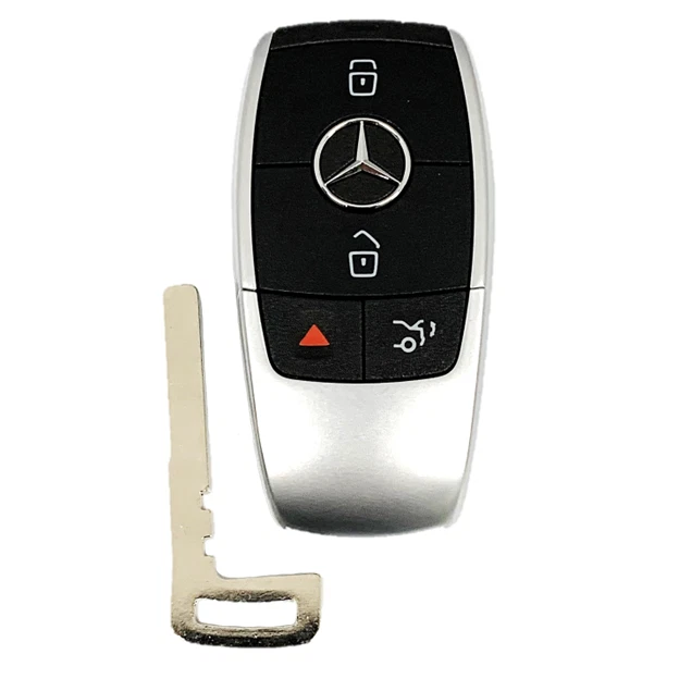 OEM Mercedes Benz Remote Fob + Uncut Key Insert NBGDM3 (SHP) - Image 4 of 4