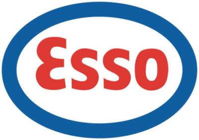 Esso Gasoline Main sticker Vinyl Decal |10 Sizes!! with TRACKING