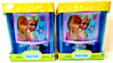 2-Adorable Disney Frozen Elsa and Anna Night Light