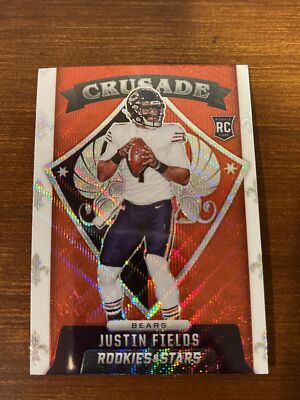 Justin Fields 2021 Panini Rookies & Stars Crusade RED Prizm