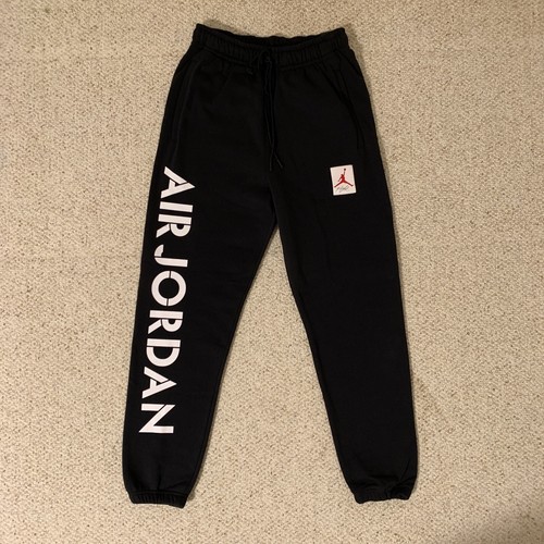 Nike Men's Air Jordan AJ4 Graphic Fleece Pants Black DD0396-010 Size Small Rare | eBay