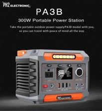 300W Portable Power Station 78000mAh /3.7V / 288Wh Emergency Energy Solar