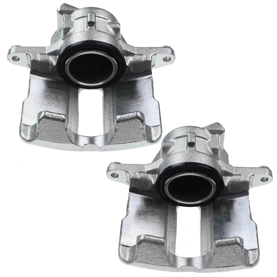 2x Brake Calipers w/o Bracket for Audi 80 90 100 Volkswagen Passat Front Side - Image 3 of 4